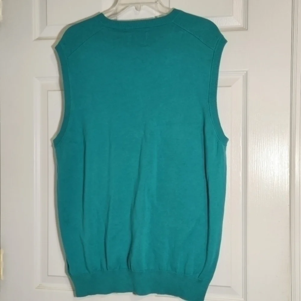 NWT Men’s Chaps Sweater Vest Size L‎ Teal 